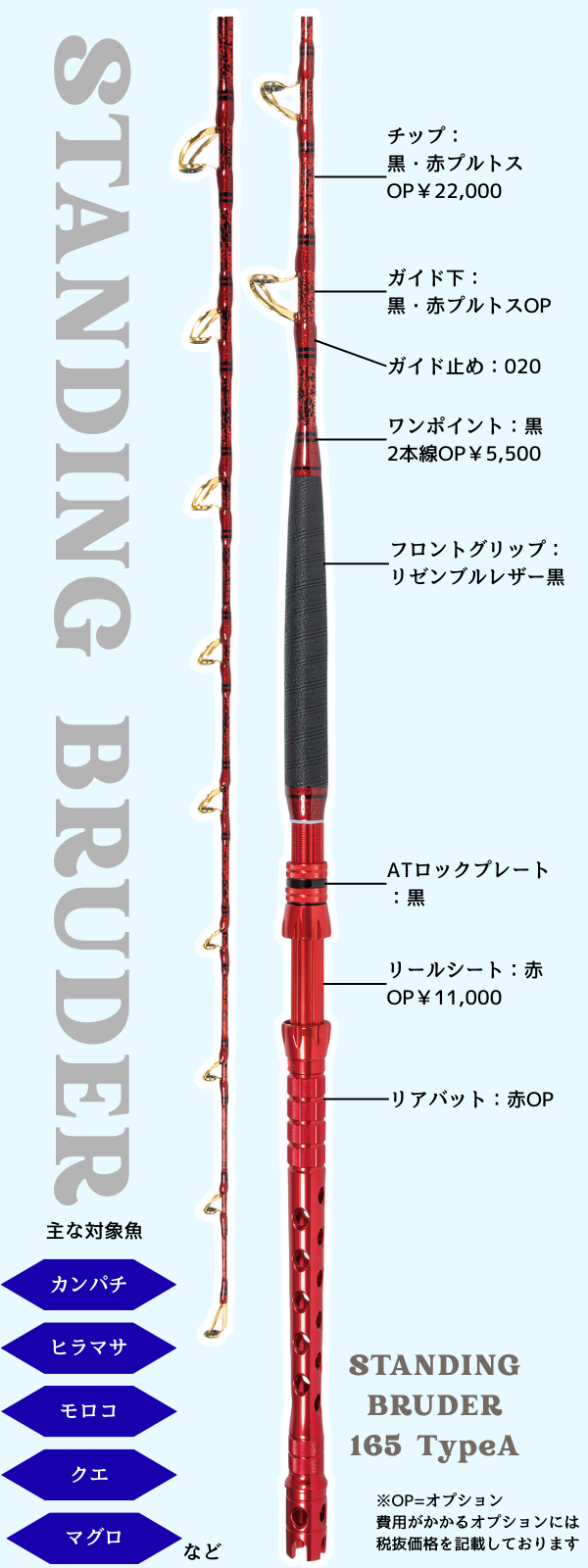 STANDING BRUDER
スタンディングブルーダー
165TypeA